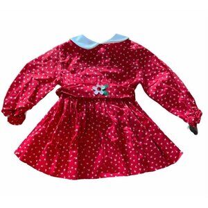 Vintage JANDI Classics Infant Girls Sz 2T Red